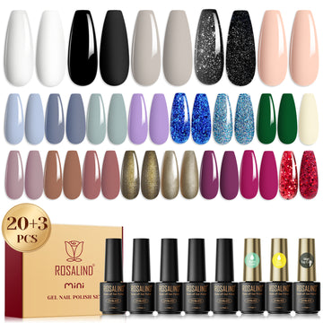 Mini Nail Gel Polish 23PCS Set RA